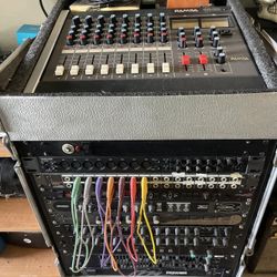 Studio Rack With Ramsa Mixer