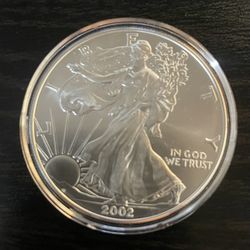 Sliver Eagle Dollar 2002