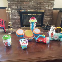 Vtech/fisher Price Toddler Toys Bundle 