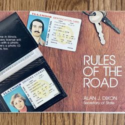 Vintage 1970’s Illinois Rules Of The Road Manual. 