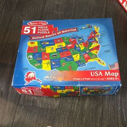 Melissa & Doug USA Map Puzzle