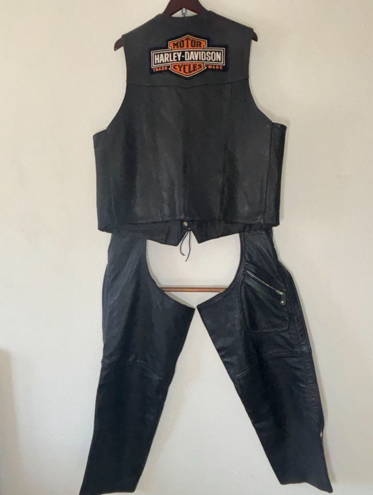 Leather Chaps,vest,shorts