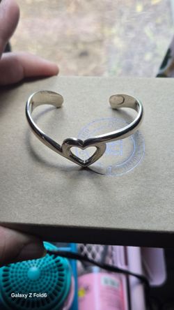 James Avery  Heart Cuff Bracelet