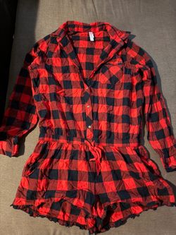 Flannel romper