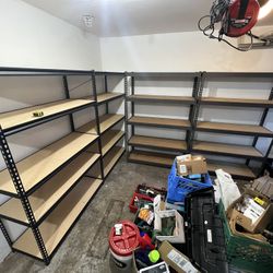 Storage Shelves, Garage Shelving, Adjustable Shelves, SafeRacks, Industrial Shelving