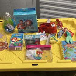 Vintage 1990’s Disney Store Ariel Merchandise