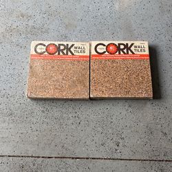 CORK WALL TILES 12” X 12” - 8 TILES TOTAL