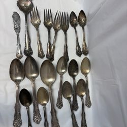 Random Silver Plate Flatware Perfect For Jewelry Makers Project Wind Chime? $3 Each