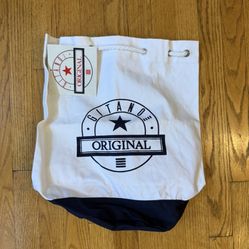 Vtg Gitano Original Canvas Duffle Sling Rope Bag New Old Stock 80's 90's Beach