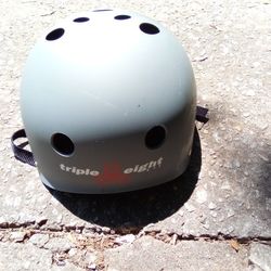 Triple Eight Grey Helmet Xl