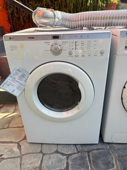 LG TROMM Front Load Dryer White