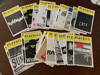 Playbills Wicked Beatles Hairspray And More