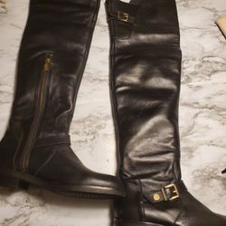 Kurt Geiger London Leather Thigh High Boots