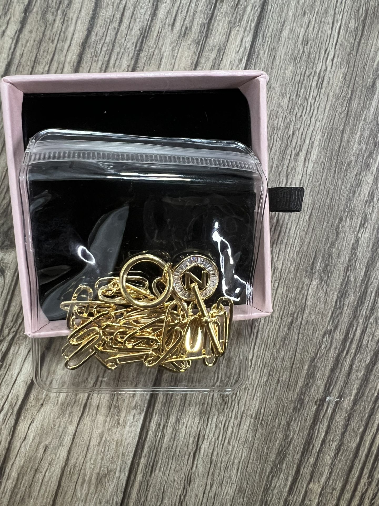 14K Gold Plated Paperclip Chain Necklace