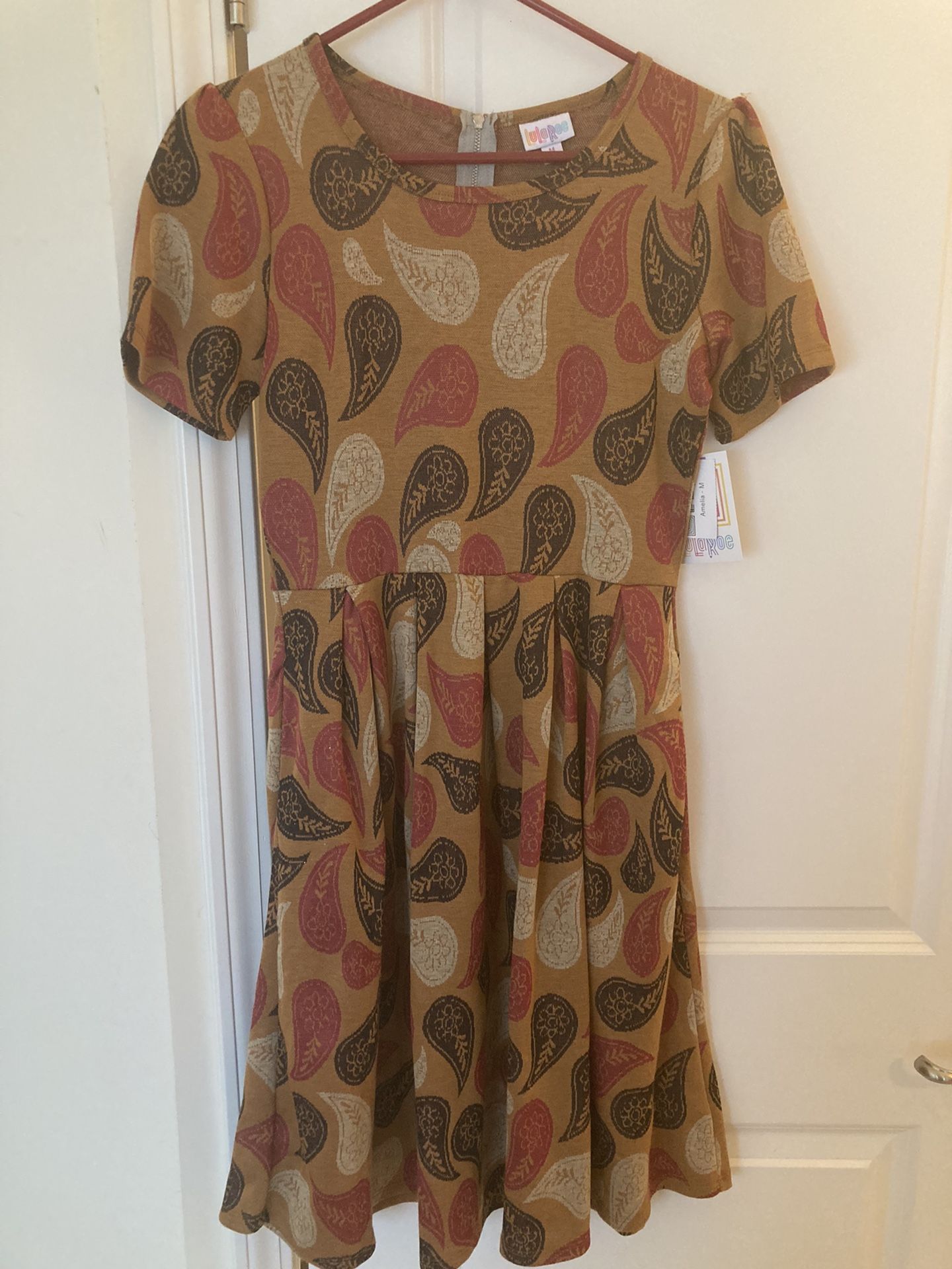 New W Tag Lularoe Amelia Dress Size Medium