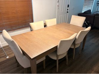 dining table with 6 chairs
