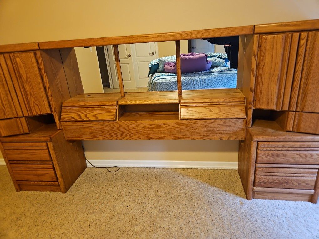 Solid Oak Headboard