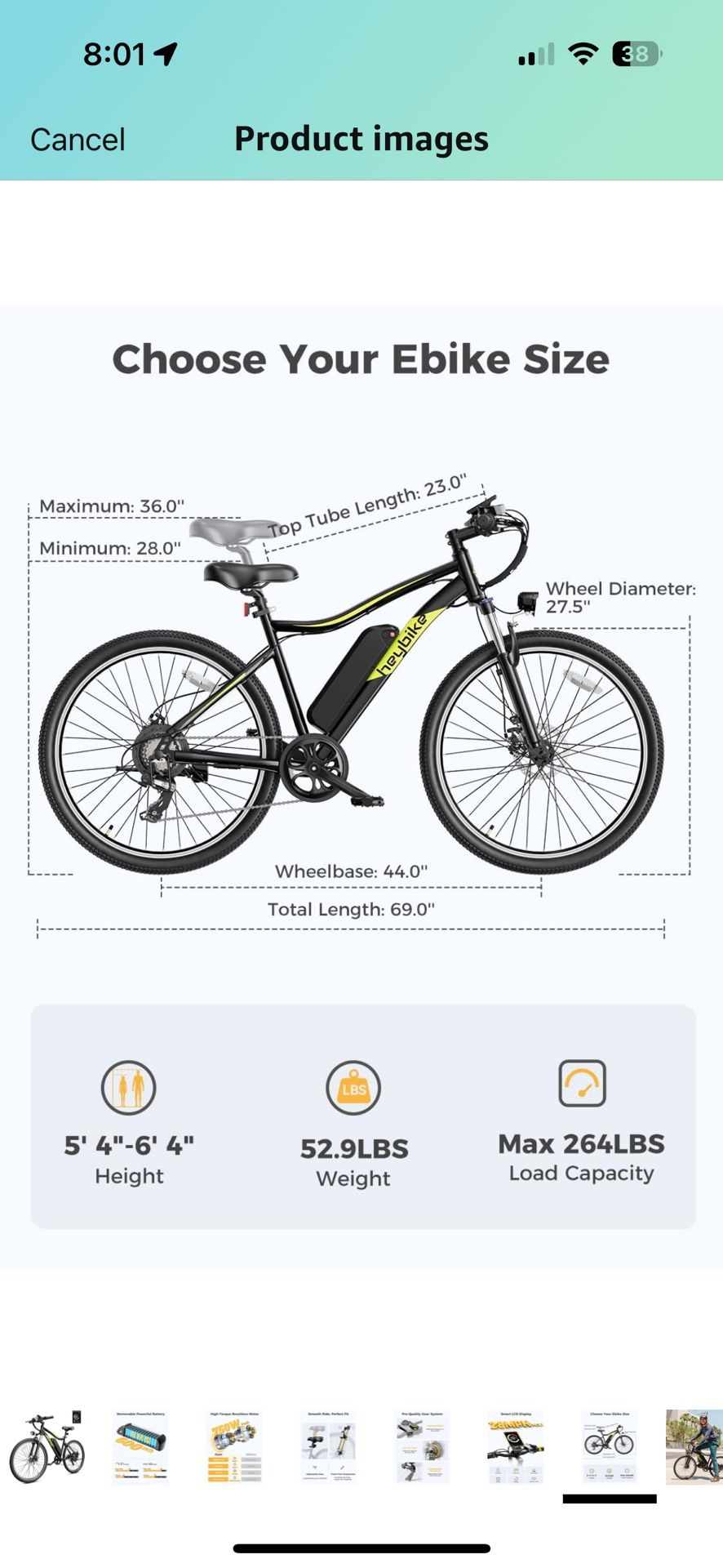 HIGH TECH BRAND NEW ELECTRIC BIKE 