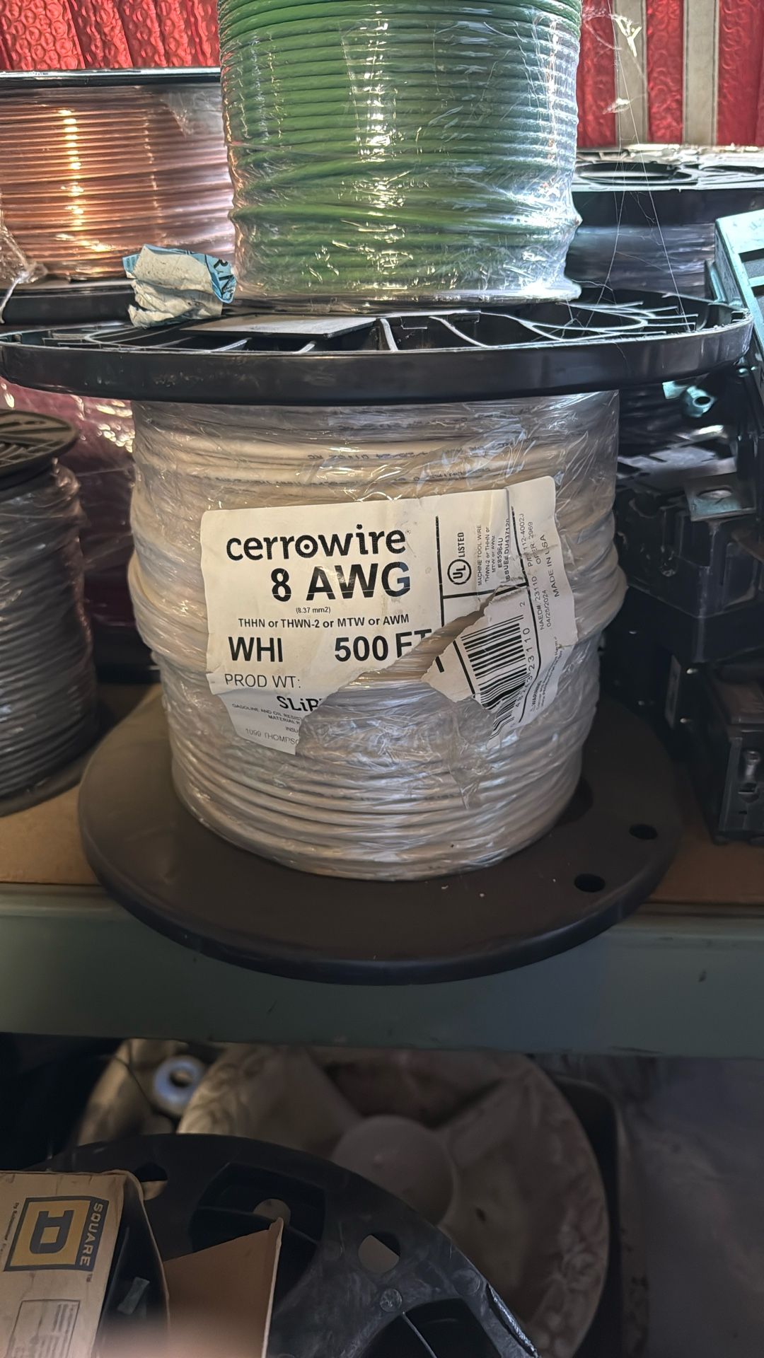 CERROWIRE 8 AWG WHI 500 FT