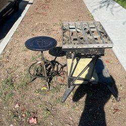Free Welding Table And Chair 