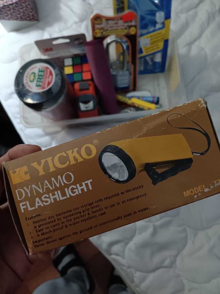 Emergency Flash Light. Self Generated.