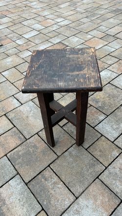 Small Wooden Stool or Plant Stand