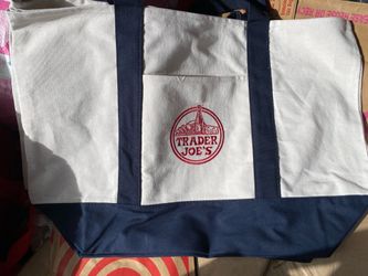 Original Tader joes navy tote bag