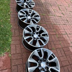 20x9 Chevy Silverado OEM Rims 
