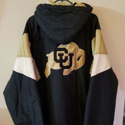 NCAA University Of Colorado Stitched Jacket Brand Starter Size XL