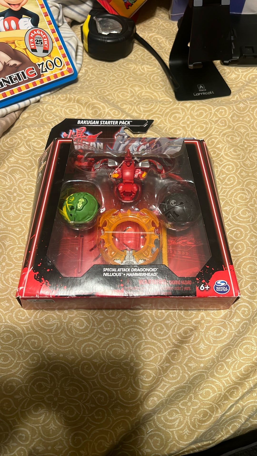 Bakugan Starter 3-Pack Special Attack Dragonoid Nillious Hammerhead Figures Toys