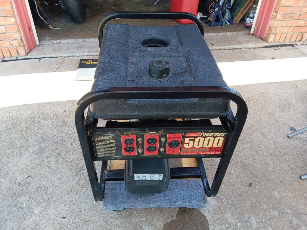 GENERATOR COLEMAN POWERMATE Maxa ER 5000 Watt 6250 Peak