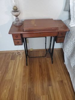 Old Singer Sewing Machine Table ONLY