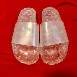 Wmns Coach Ulyssa clear slides (9B)