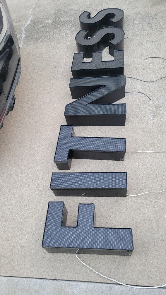 Fitness Metal LED Sign
