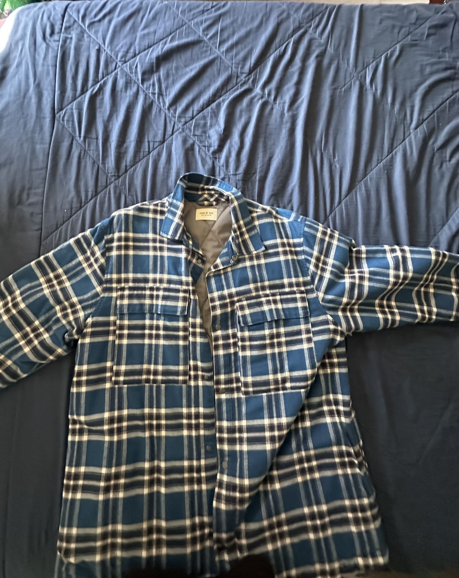 Fear of God Plaid Flannel Shirt Jacket