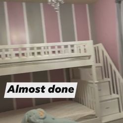 Twins Sized Bunk Bed With Twins Sized Trundle (not In Picture).