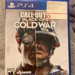 COD Black Ops Cold War - PS4 & PS5
