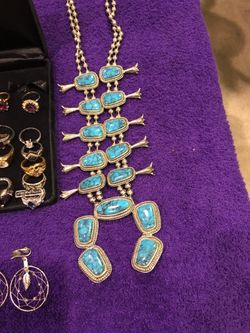 Squash blossom necklace