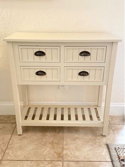 Coastal / Farmhouse Console cabinet