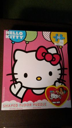 New Hello Kitty Shaped Floor Puzzle