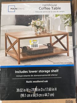 Sealed Brand New Wooden Coffee Table 
