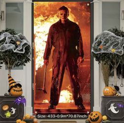 Michael Myers Halloween Door Banner