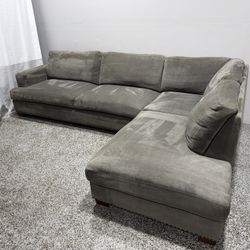 Beautiful Gray Sectional Couch!!! Free Delivery