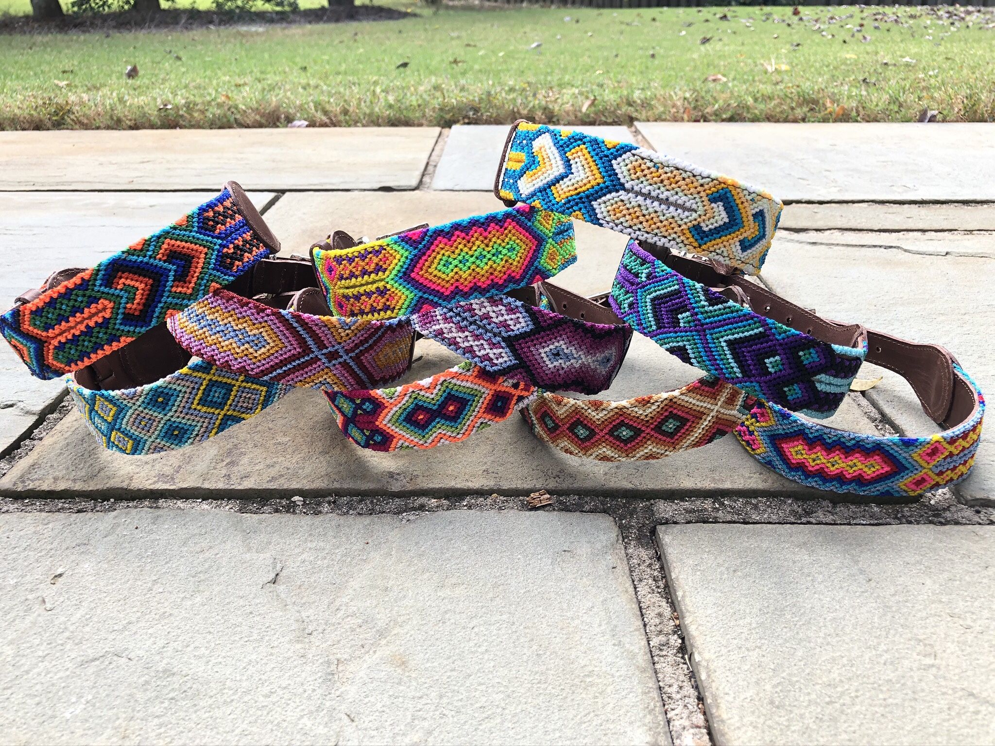 Handwoven Dog Collars