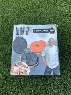 Robert Irvine 8’ Quesadilla Maker 900 Watts