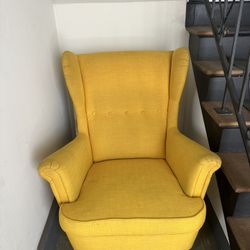 IKEA Strandmon Wing Chair Yellow