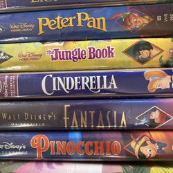 Disney VHS Movies Lot Of 7