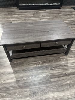 Gray coffe table