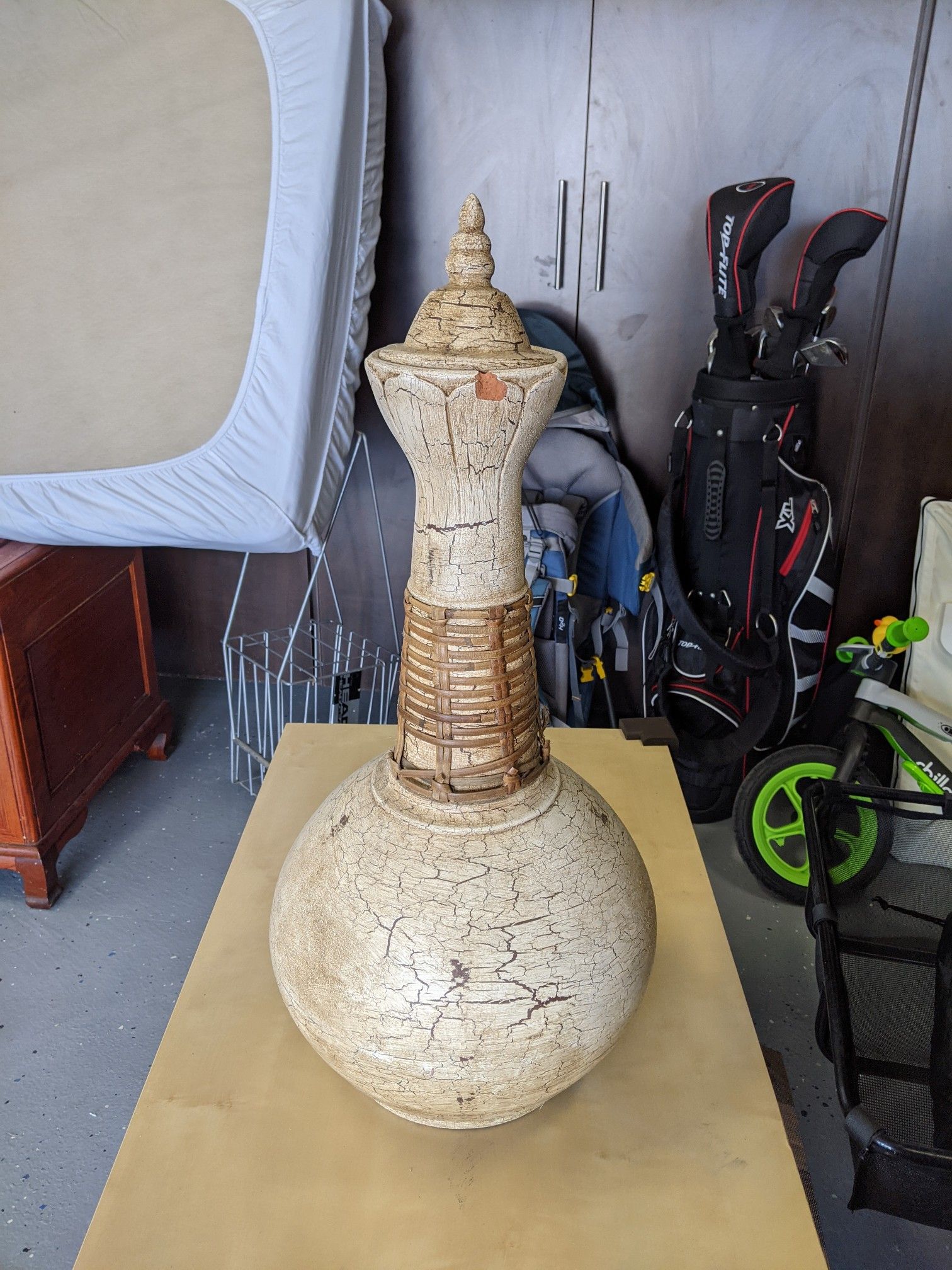 Antique decorative vase (height 29.5")