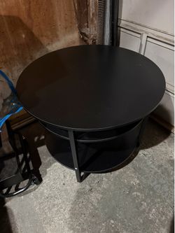 Black coffee table